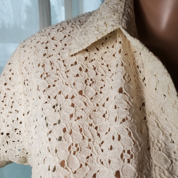 White Eyelet Blouse - Picture 2 of 3